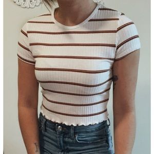 American Eagle Cropped Shirt